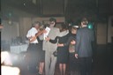 friends say goodbye